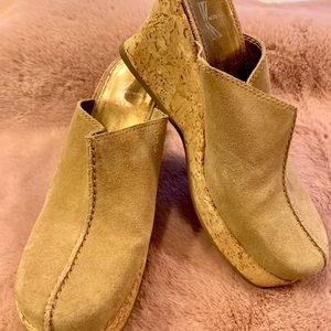 Cork Wedge clogs